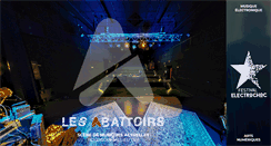 Desktop Screenshot of lesabattoirs.fr