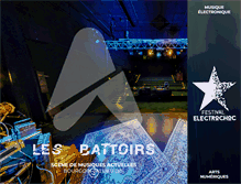 Tablet Screenshot of lesabattoirs.fr